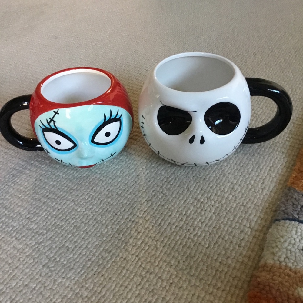 Disney White Ceramic Mug with Black Handle
